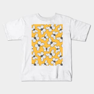 White butterfly pattern Kids T-Shirt